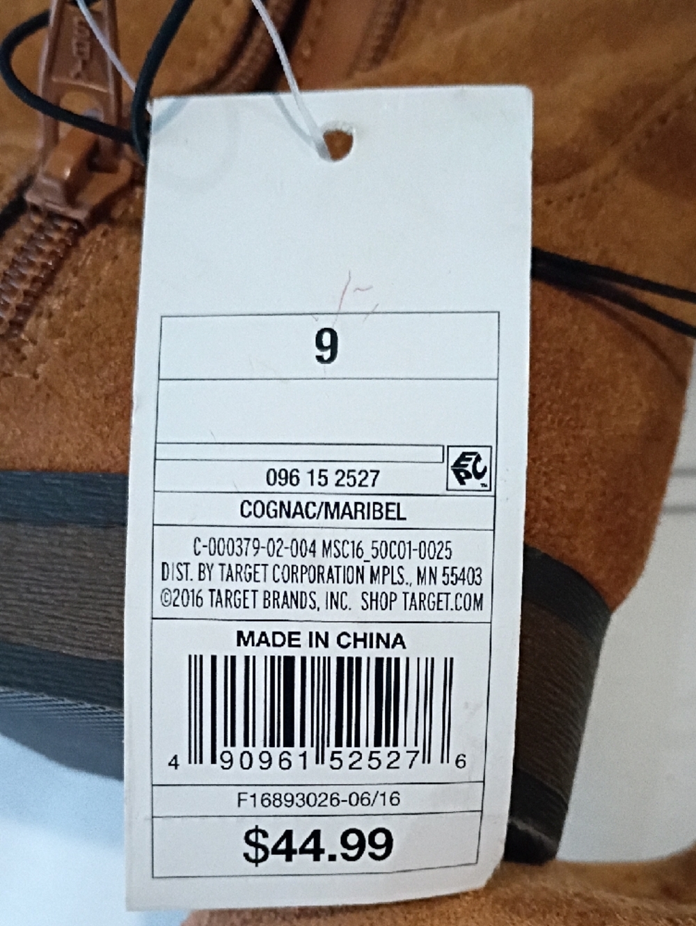 Mossimo Supply Co. Brown Fringe Over-the-Knee Boots Size 9. - Picture 2 of 7